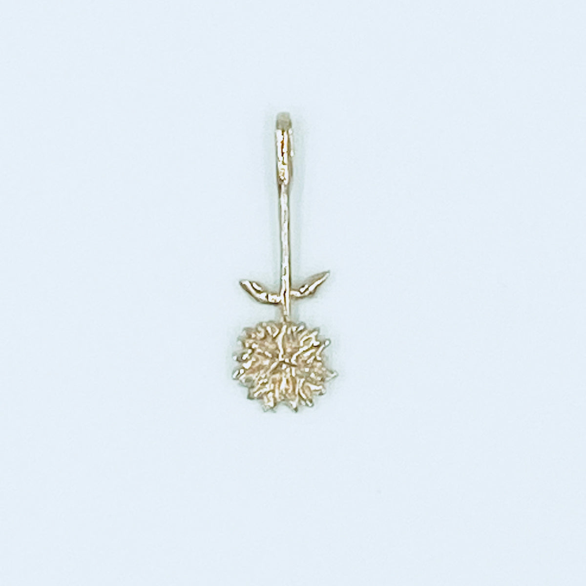 Dahlia Charm - 14k Gold Yellow or Rose – Martine Jewelry