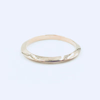 Trio of Razor Rings - 2 Gold & 1 Silver