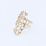 Hi-Line Ring - 14k Yellow or Rose Gold