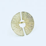 Paper Cut Ring - Brass