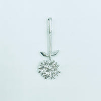 Dahlia Charm - Sterling Silver